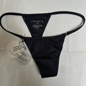 Sommer swim black  Brazilian style bikini S